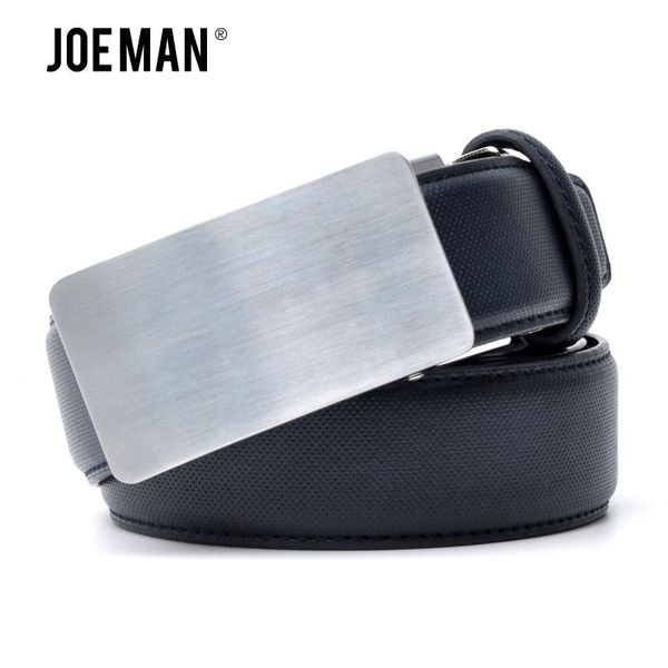 

belts joeman est men leather plate buckle belt fashion genuine for, Black;brown
