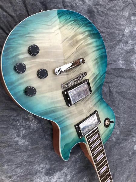 

2021 new electric guitar, green tiger skin, ingenuity, delivery home