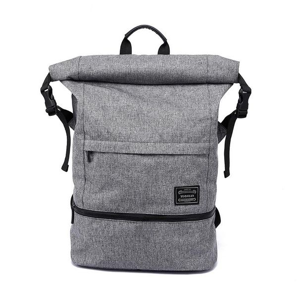 

backpack folding shoulder bag men's business computer short trip fitness dry wet separation