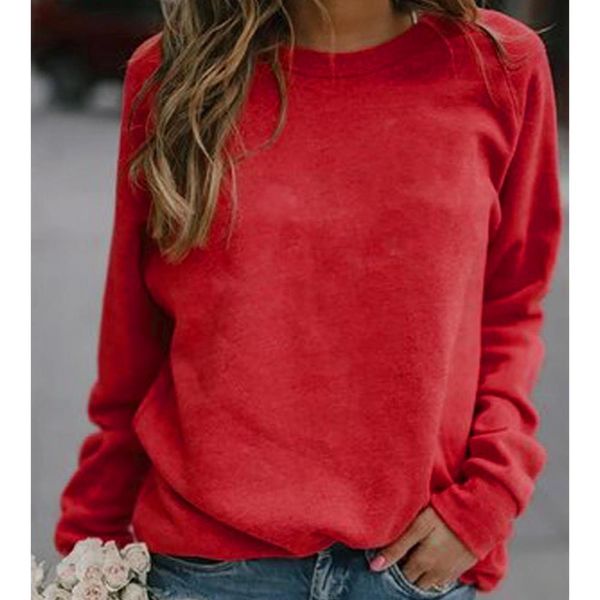 

solid long sleeve women autumn t-shirt casual loose tee 2021 women o-neck tshirts female tee shirts 5xl mujer camiseta, White
