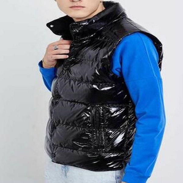 

men's vests down jacket winter parkas outerwear coat hooded waterproof for men and women windbreaker hoodie thick clothing keep warm ha, Black;white