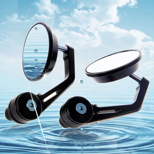

motorcycle mirrors 7/8 inch 22mm mirror universal rearview aluminum alloy round shaped handlebar rear view