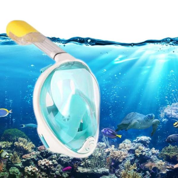 

diving masks underwater breathing snorkeling mask safely anti-fog full face goggles foldable swimming beginners scuba for adult