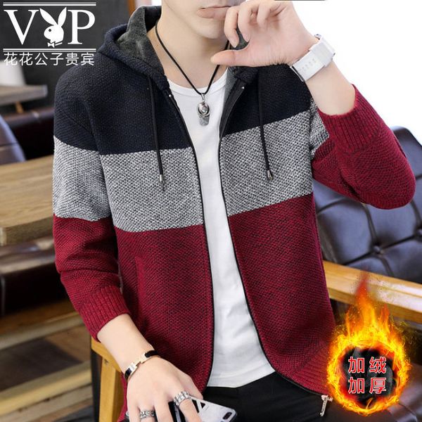 

2021 spring autumn fashion men's jacket garnish, and heavy v7fr, Black