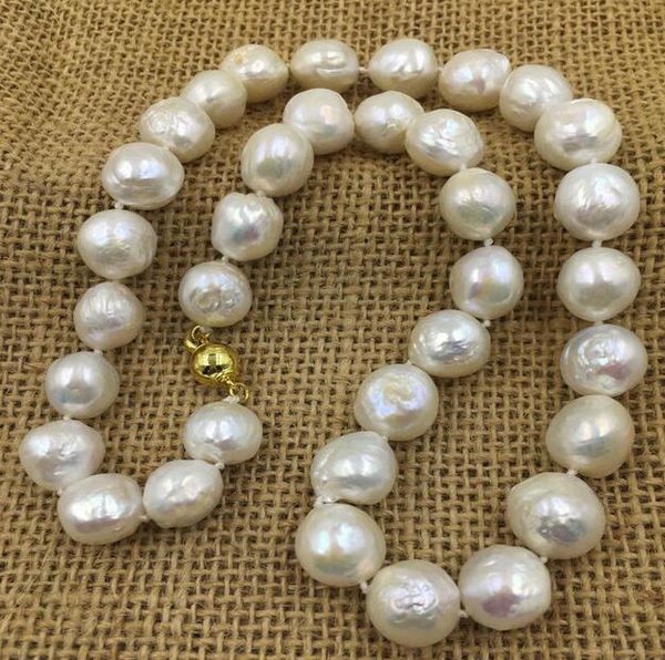 

earrings & necklace beautiful 12-14 mm huge baroque pearl bracelet set, Silver