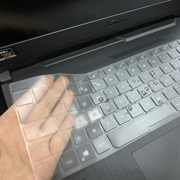 

keyboard covers 15.6"lapcover for asus tuf gaming a15 fa506 fa506iu fa506iv fa506ii fx506 fx506lu fx506lh tpu clear skin protector
