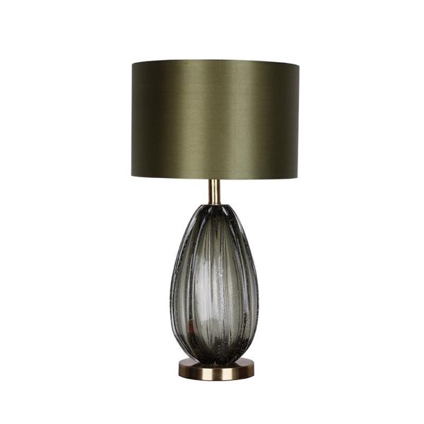 

table lamps european dark green glass crystal living room lamp sofa corner bedroom bedside light luxury wf1210310