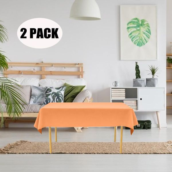 

table cloth 2pcs plastic tablecloths disposable covers 54 x 108 inches baby shower party nappe de