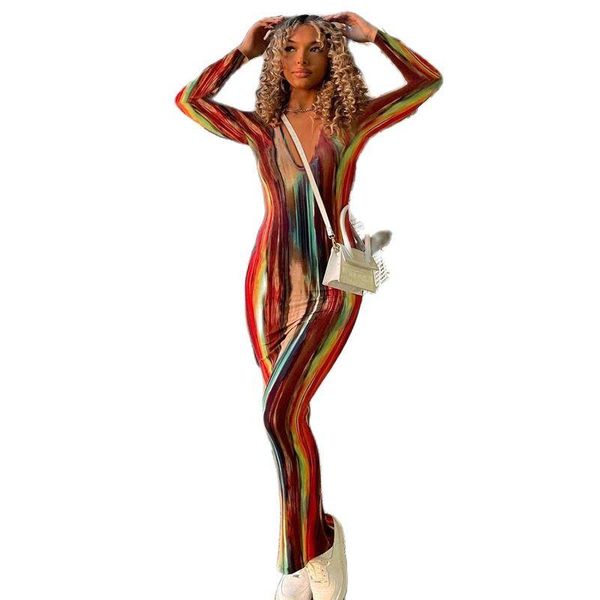 

casual dresses 2021 autumn large size long sleeve tight slim dress female, Black;gray