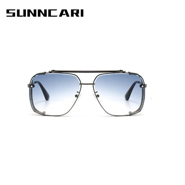 

shades steampunk sunglasses for square trendy metal women brand eyewear 2021 sun glasses vintage men retro lunette de soleil imvuw, White;black