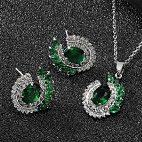 

fashion selling low price 2set/lots bride wedding diamond crystal women's set necklace earings 23.4y, Silver