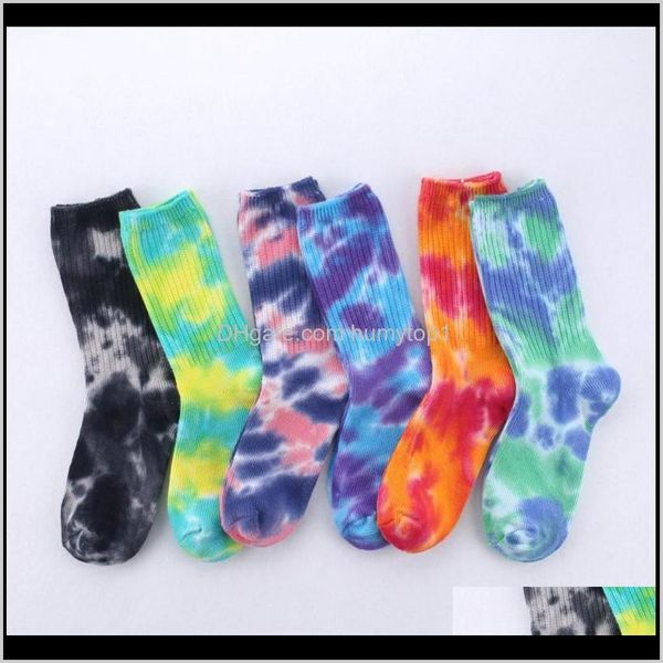 

men women colorful tie-dyeing skateboard cotton harajuku hiphop socks ethnic couple long sock outdoor sport stocking 6 styles texpq qw5ki, Black