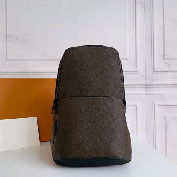 

compact bag smart double side carry men chest zip body strap friendly shoulder male sporty classic shape safe bag uhmim