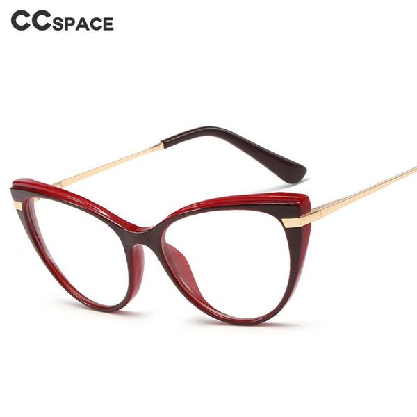 

fashion sunglasses frames 48146 retro cat eye plastic titanium glasses ultralight men women optical computer, Black
