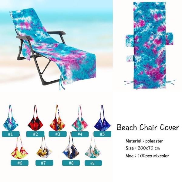 

chair covers beach cover water absorbent quick drying towel sun loungers swimming pool reclining thin