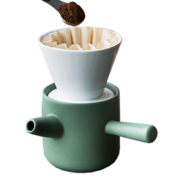 

coffee filters porcelain dripper with pot ceramic set