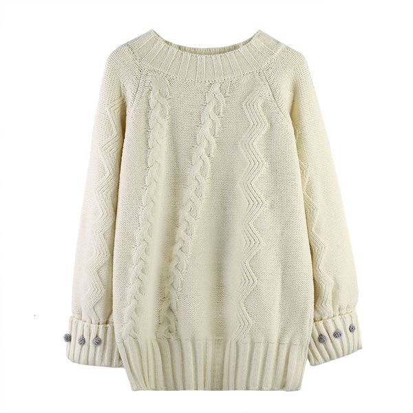 

women's sweaters neltod knitted sweater with retro and loose korean style 1luk, White;black