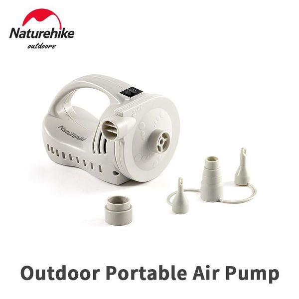 

naturehike portable electric inflatable pump ultralight 370l/min fast inflation/air extraction pump camping mat swim circle