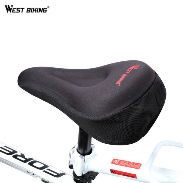 

bike saddles west biking cycling saddle 3d silicon gels seat mat comfortable cushion soft cover sponge pad bicycle