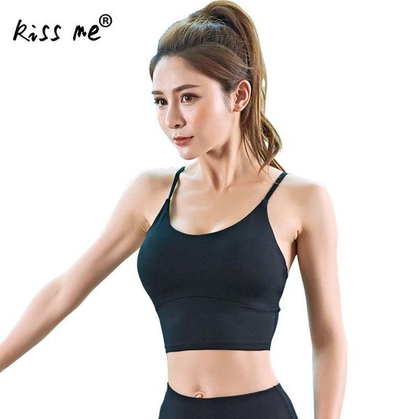

gym clothing cross strap back sport bra quick dry padded shockproof fitness breathable running yoga brassiere jogging, White;black
