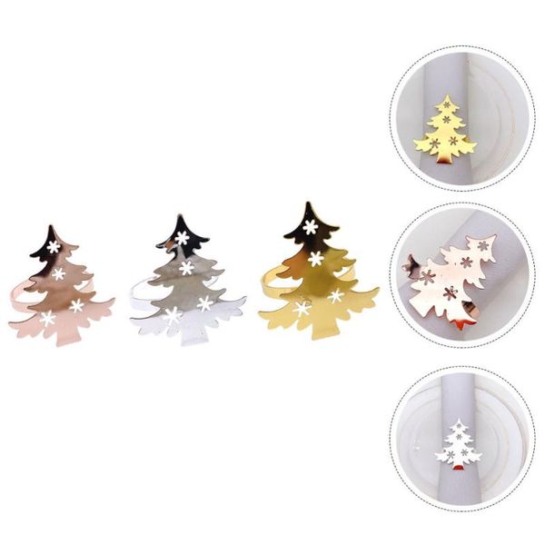 

napkin rings 3pcs xmas creative tree shaped christmas decorative