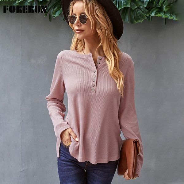 

women's sweaters forerun kintted pullover sweater women solid long sleeve fashion design buttons casual loose blusa termica feminina, White;black