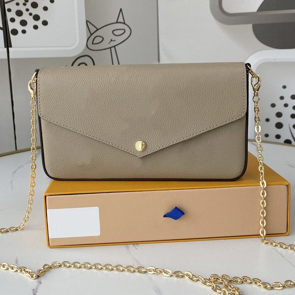 

handbag women luxurys designers bags 2021 crossbody bag classic presbyopia plain chains letters covered cross body genuine leather printing