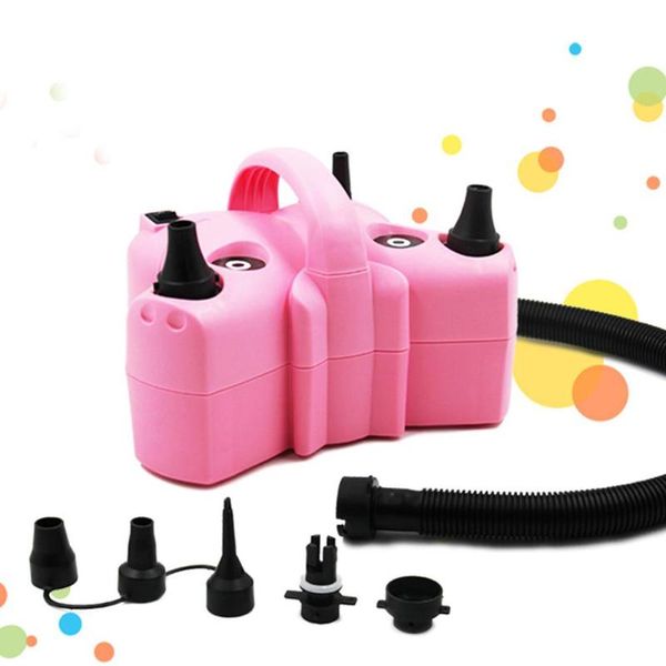

rafts/inflatable boats 220v electric balloon inflator pump ac double hole nozzle air portable blower
