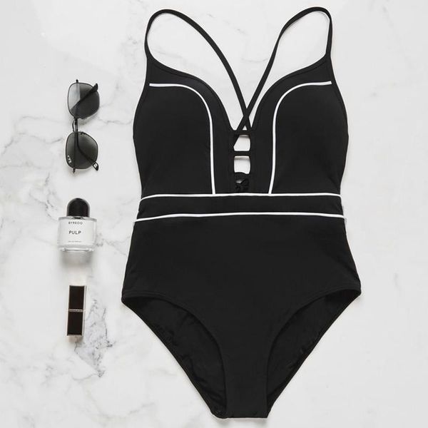 

2021 one-piece bikini swimsuit hanging swimsuit new style one-piece sexy
