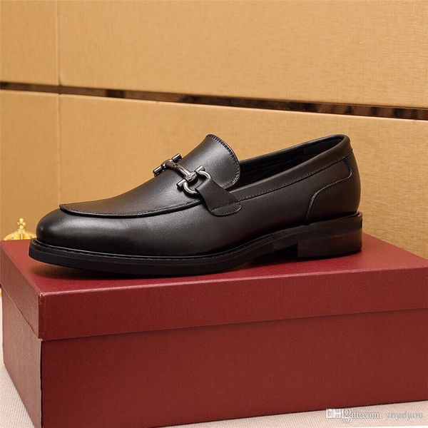 

g1  colors european style gentleman monk strap formal shoes pointed toe men luxury dress loafers shoes for male party buckle strap shoe 33, Black