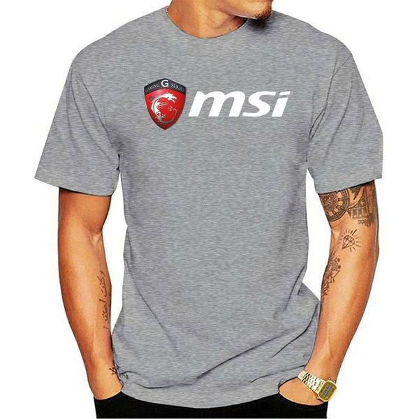 

men's t-shirts msi gaming series logo size s-5xl t-shirt, White;black