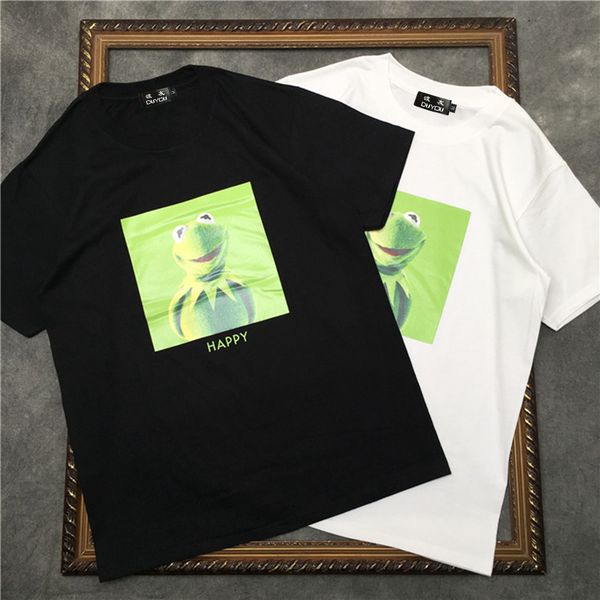 

2021 new barrett men's short-sleeved t-shirt happy frog prince pattern women t shirts|streetwear 2191001631 qvku, White;black