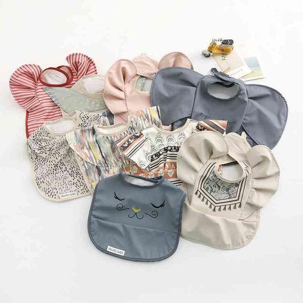 

ins wind waterproof anti dirt baby eating bib summer children's rice bag