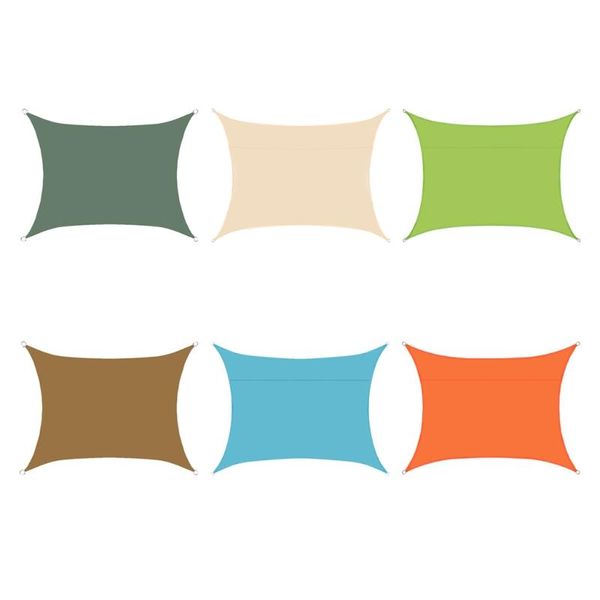 

shade rectangular outdoor sun sail garden yard anti-uv awning weather resistant durable backyard canopy