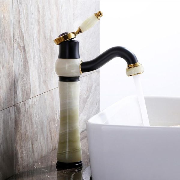 

bathroom sink faucets copper jade face pot faucet european antique belt drill cold and mixed washing