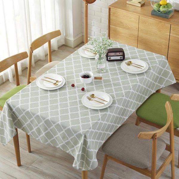 

lanke pastoral style plaid print rectangle tablecloth,home kitchen decoration dining table cover tablecloth11