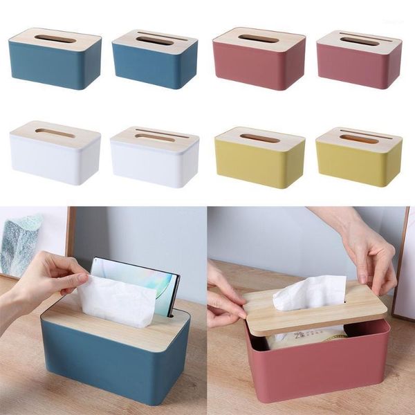 

storage bottles & jars interior products home living table decoration napkin paper boxes case wooden tissue box cover holder