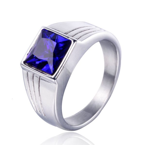 

delicate ring personality jewelry taobao men's titanium steel, Silver