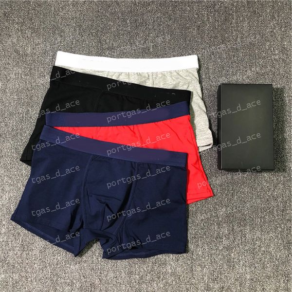 

luxury mens boxer shorts breathable comfortable home clothing boxers briefs for men male man cotton underwear underpants, Blue;gray