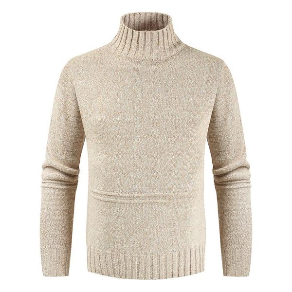 

men's sweaters korean fashion men turtleneck sweater winter solid color warm slim fit turtle neck clothes, White;black