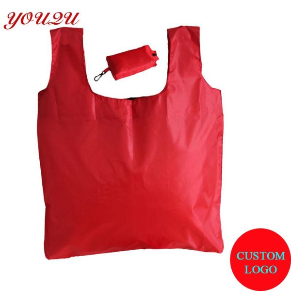 

shopping bags custom polyester foldable bag, 210d tote bag accepted