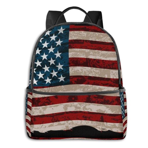 

backpack school bags for teenage striped flag travel style back pack korean cute