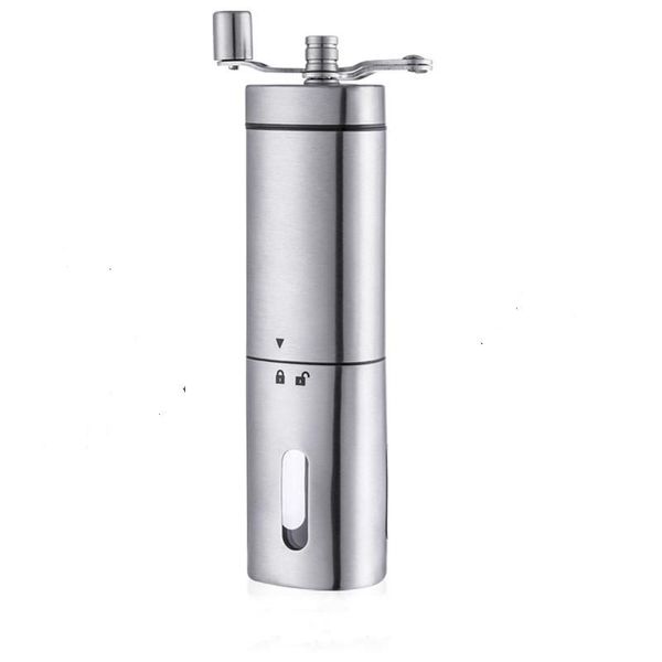 

manual coffee grinders portable ceramics stainless steel mill grinder hand coffe 40g pepper kitchen tools