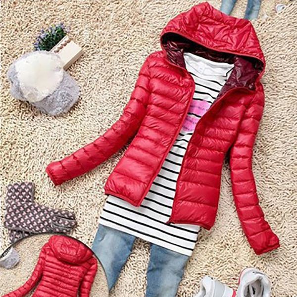 

women cotton jacket hooded coat candy color short outwear casual slim ladies jackets autumn winter fashion xs-xl, Black;brown