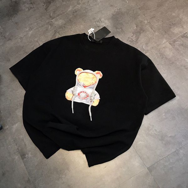 

design clothing fashion ins t-shirt 2021 summer new short sleeve women's casual loose print age reducing cotton top, White;black