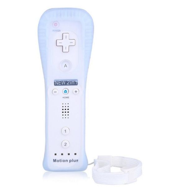 

game controllers & joysticks built-in motion plus wireless remote gamepad controller for wii controle joystick joypad with silicone
