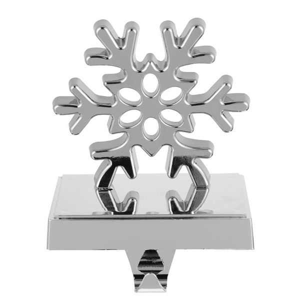 

hooks & rails christmas stocking holder fireplace snowflake shaped hook mantel