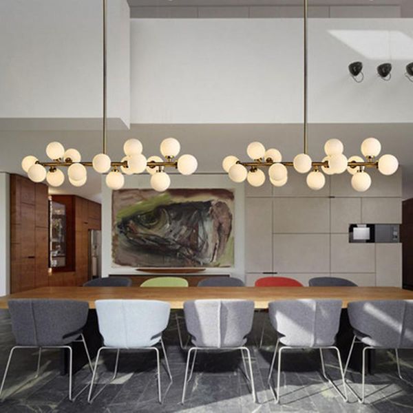 

light gold dinning room modern kitchen hanging lamp light fixture suspension luminaire 110/220v led