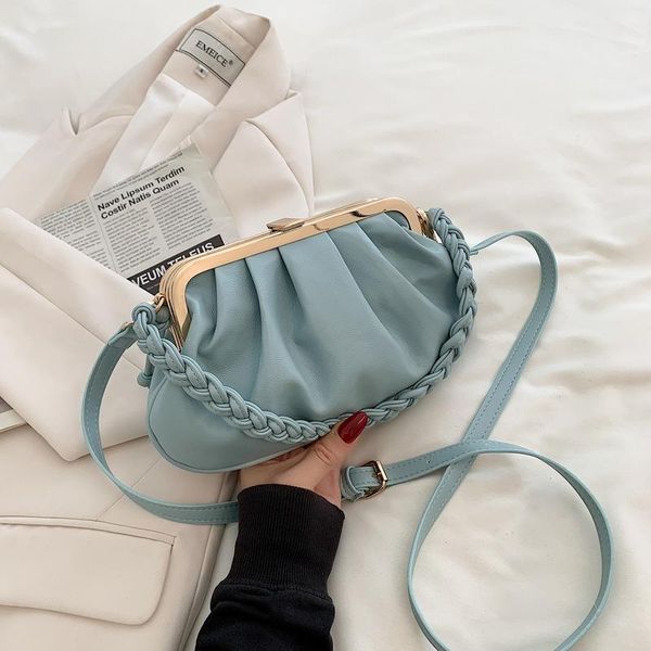 

evening bags small totes crossbody 2021 high-quality pu leather women's designer handbag lady shoulder messenger bag