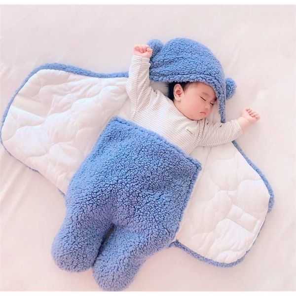 

thickened for born born sleeping bag thickened blanket cotton nvelope for receiving 211101